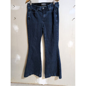 Torrid Feel The Fit Flair Jeans Women Sz 12R Dark Wash Career Office Casual